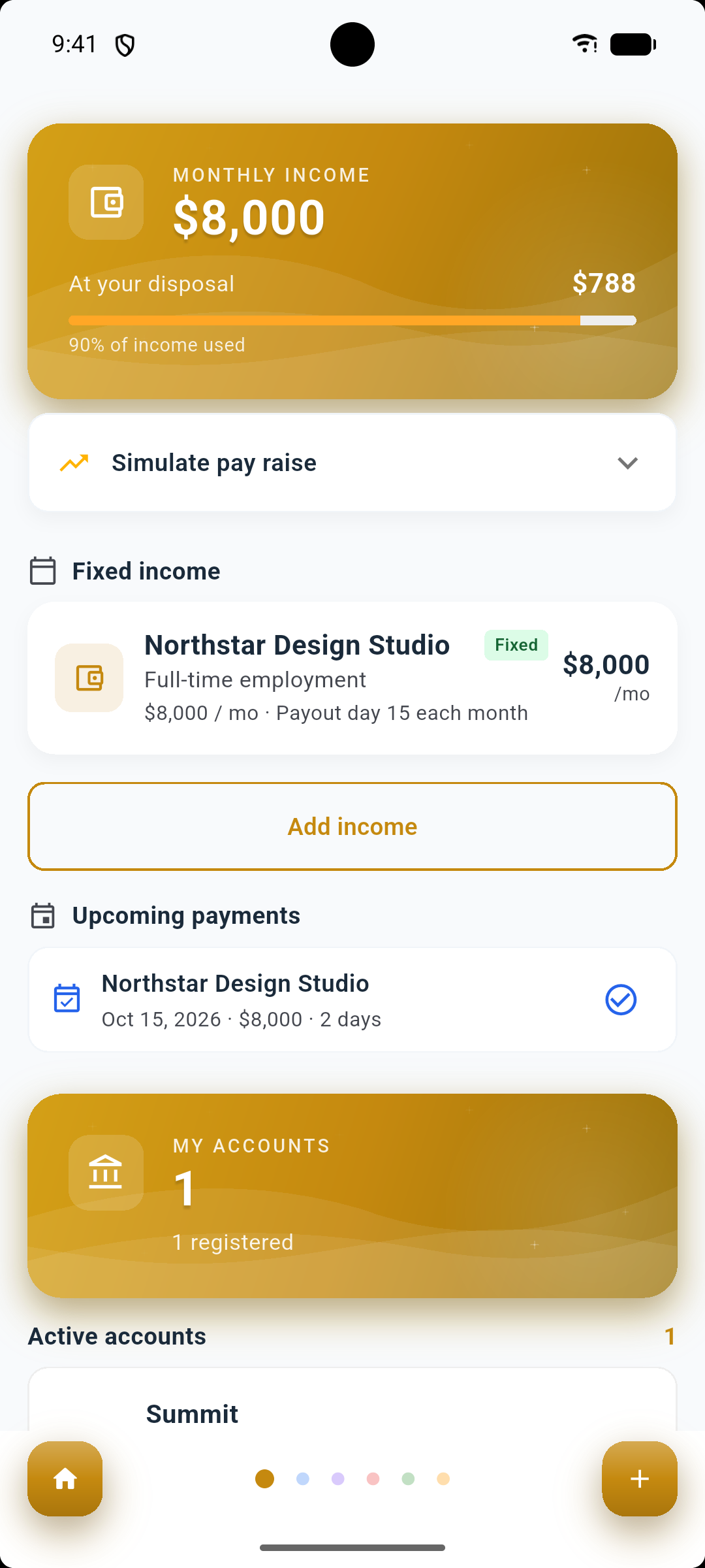 Drypp income overview